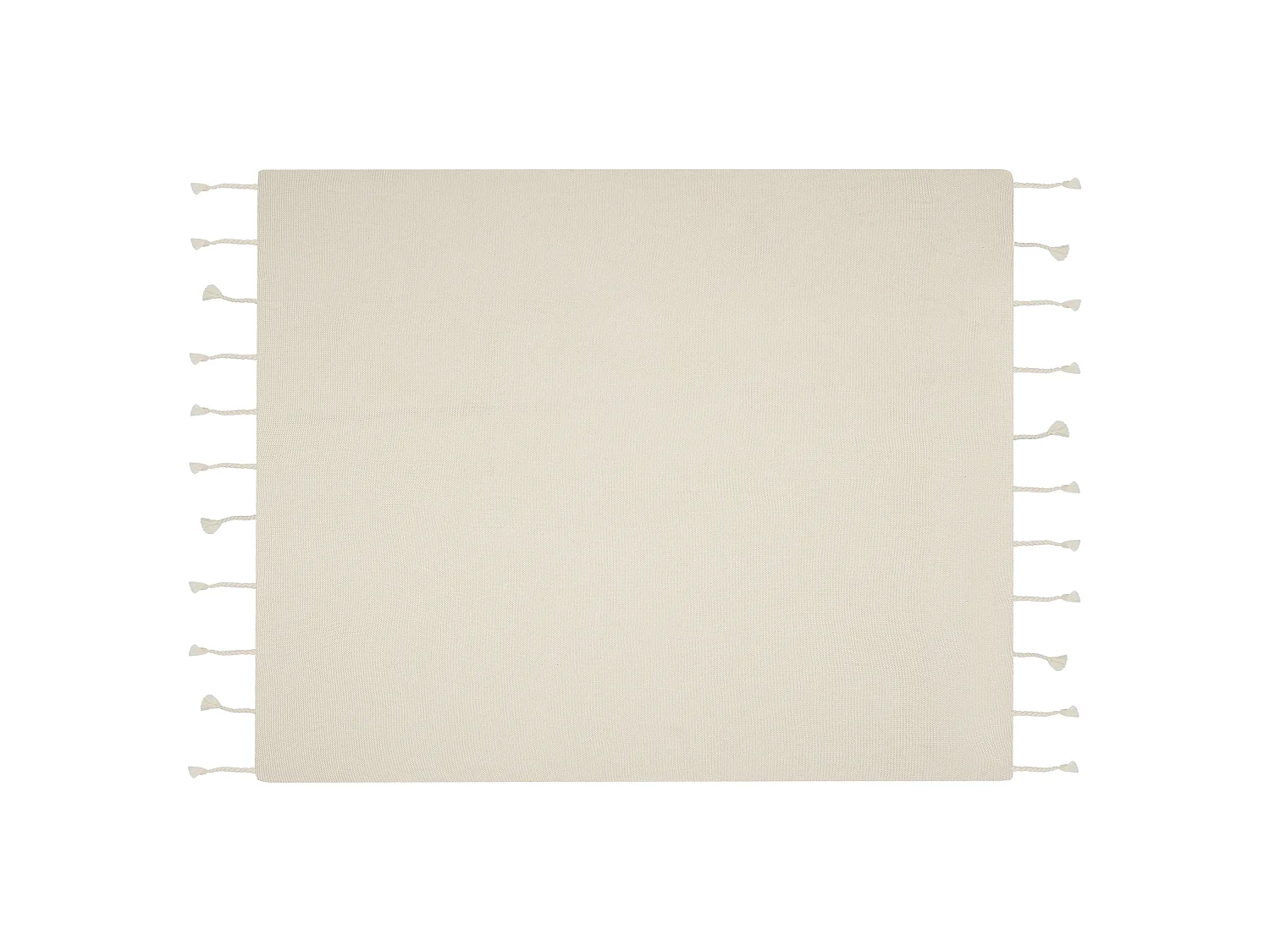 Couverture NAZILLI Coton 125 x 150 cm Beige