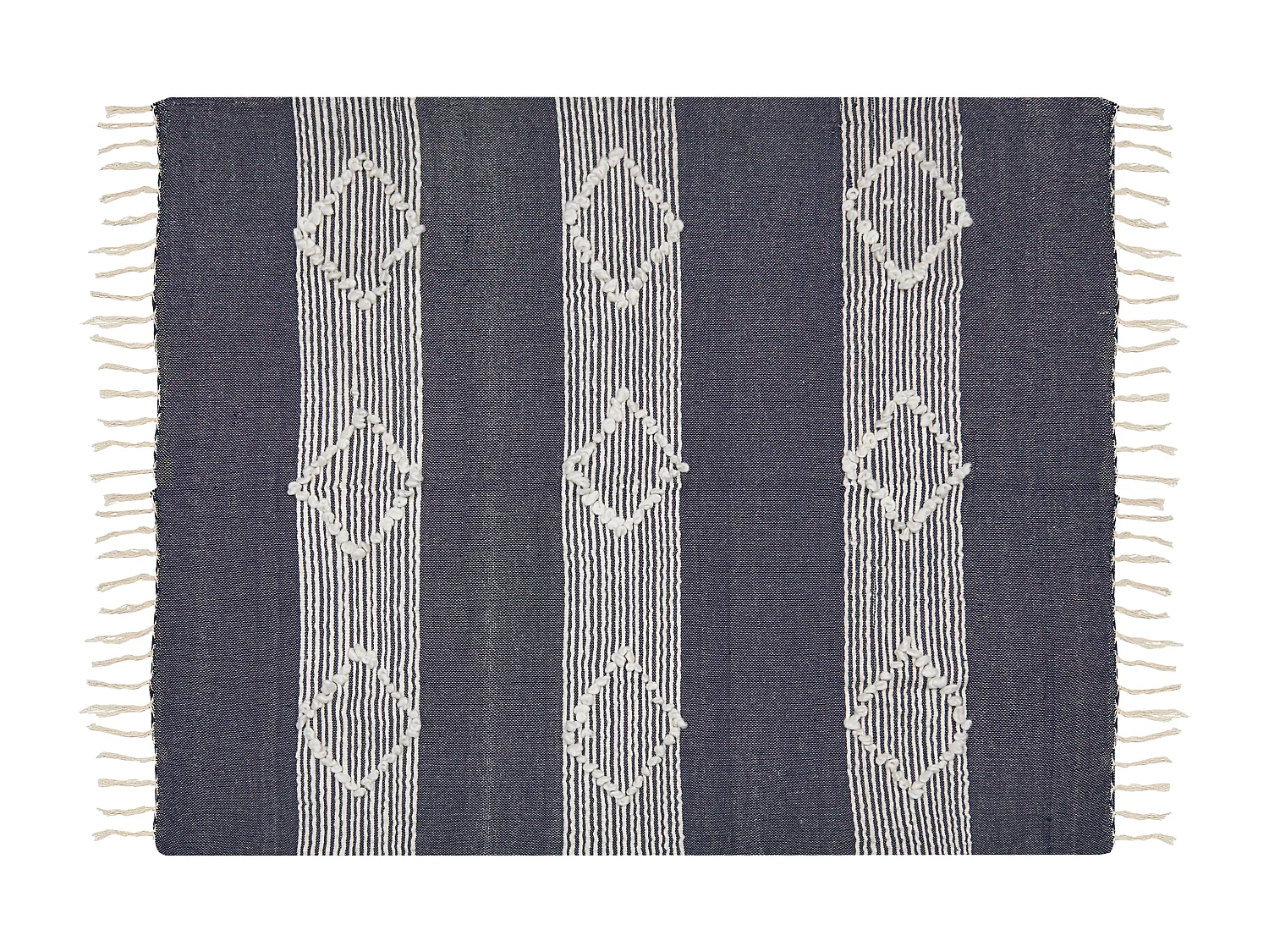 Coperta NEMLI Tessuto 130 x 150 cm Blu scuro