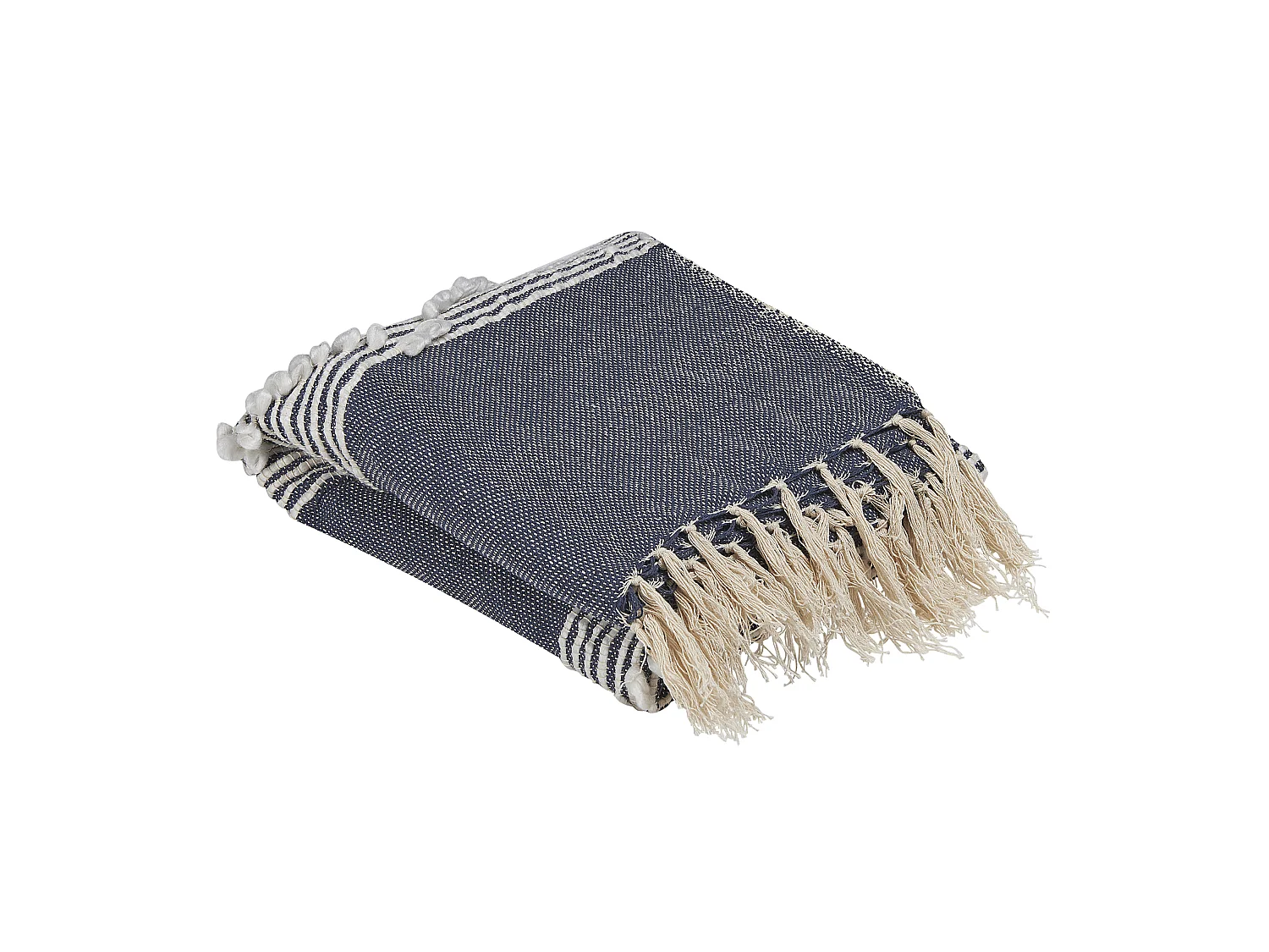 Couverture NEMLI Tissu 130 x 150 cm Bleu foncé