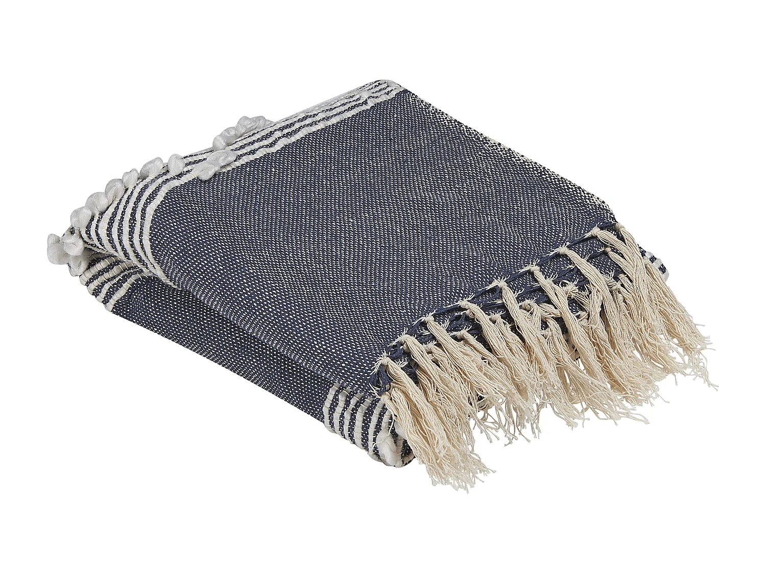 Couverture NEMLI Tissu 130 x 150 cm Bleu foncé