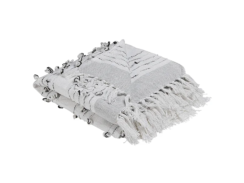 Koc YAMALAK 130 x 150 cm Jasnoszary