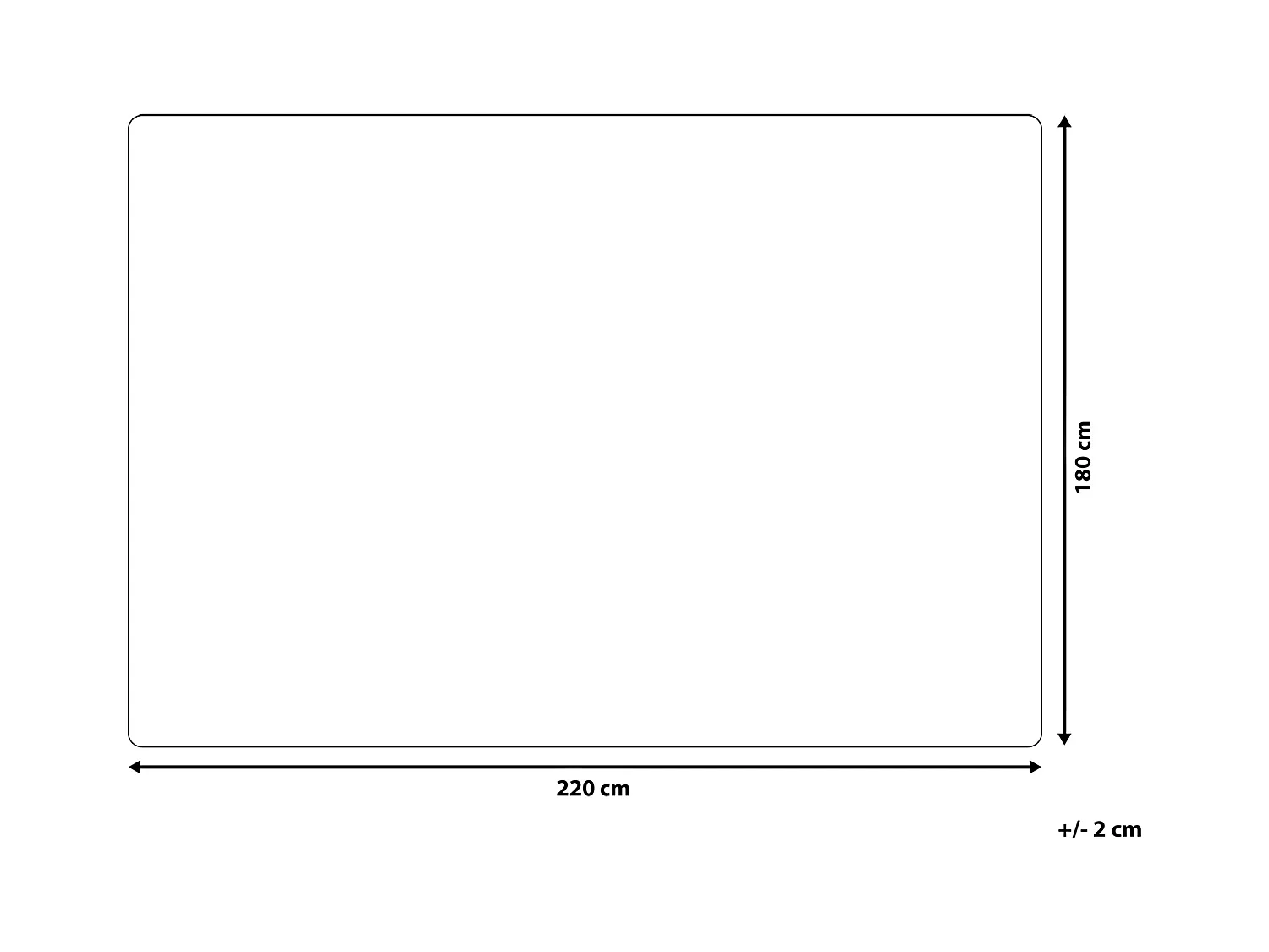Plaid ASDAD Stof 180 x 220 cm Bruin