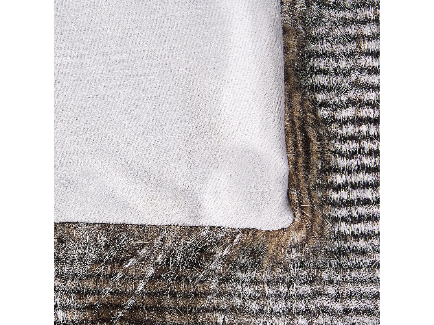 Plaid ASDAD Stof 180 x 220 cm Bruin