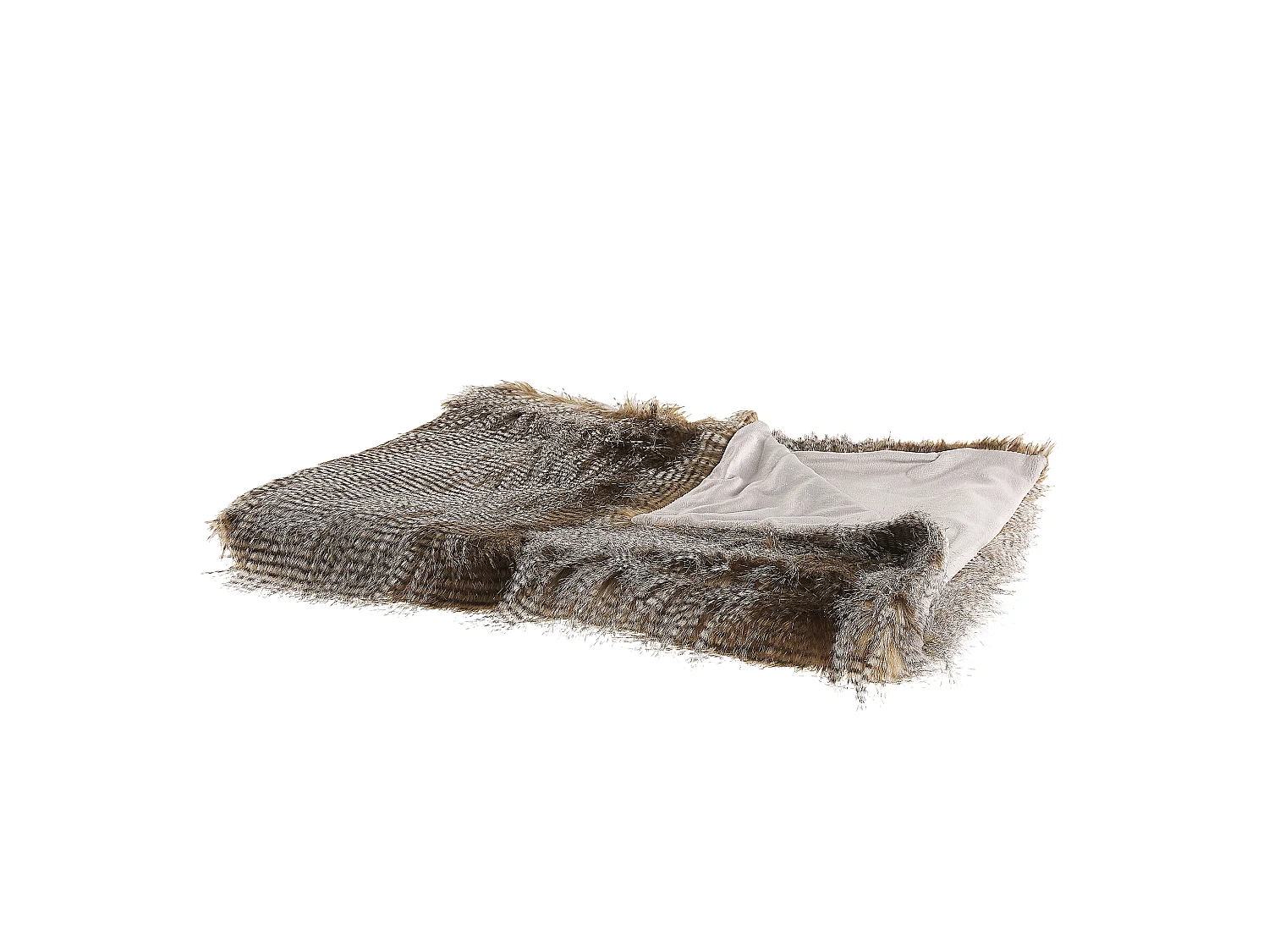 Coperta ASDAD Tessuto 180 x 220 cm Marrone