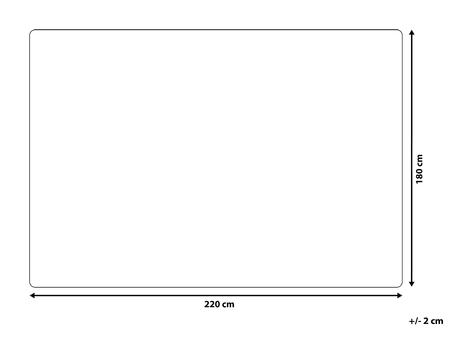 Klassische Kuscheldecke Shaggy braun / weiß Acryl / Polyester 180x220 cm Asdad