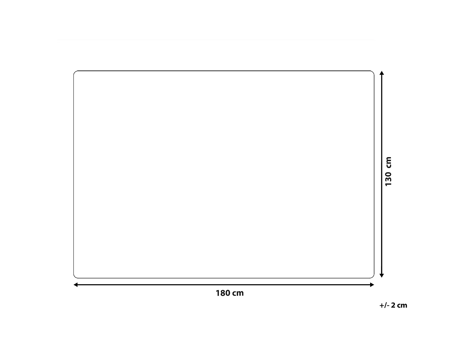 Manta ALAZEYA 130 x 180 cm Creme claro