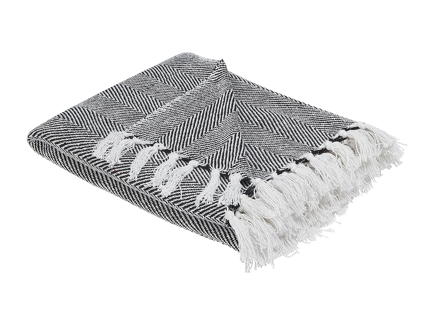 Couverture TANGIER Coton 130 x 160 cm Noir