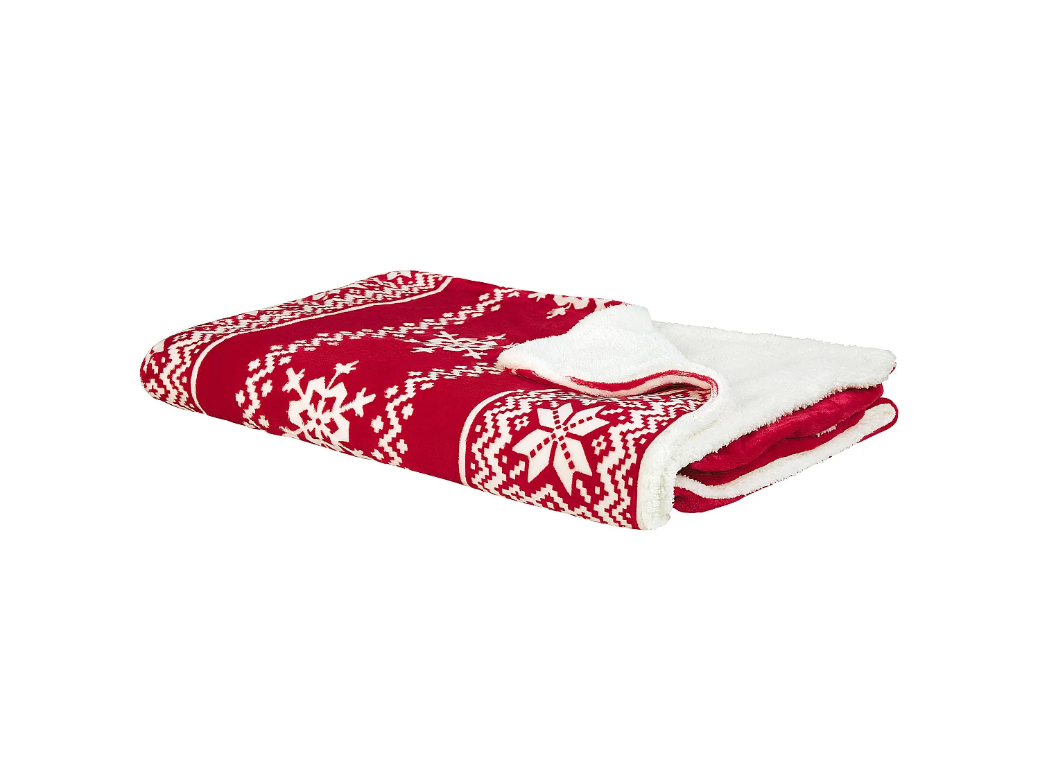 Kuscheldecke VANTAA 150 x 200 cm Rot