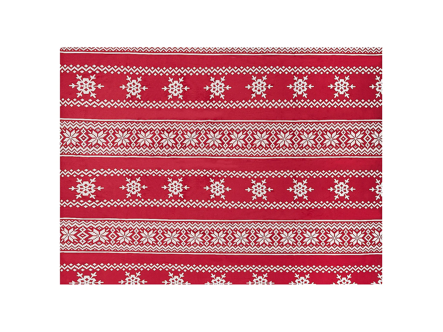 Kuscheldecke VANTAA 150 x 200 cm Rot