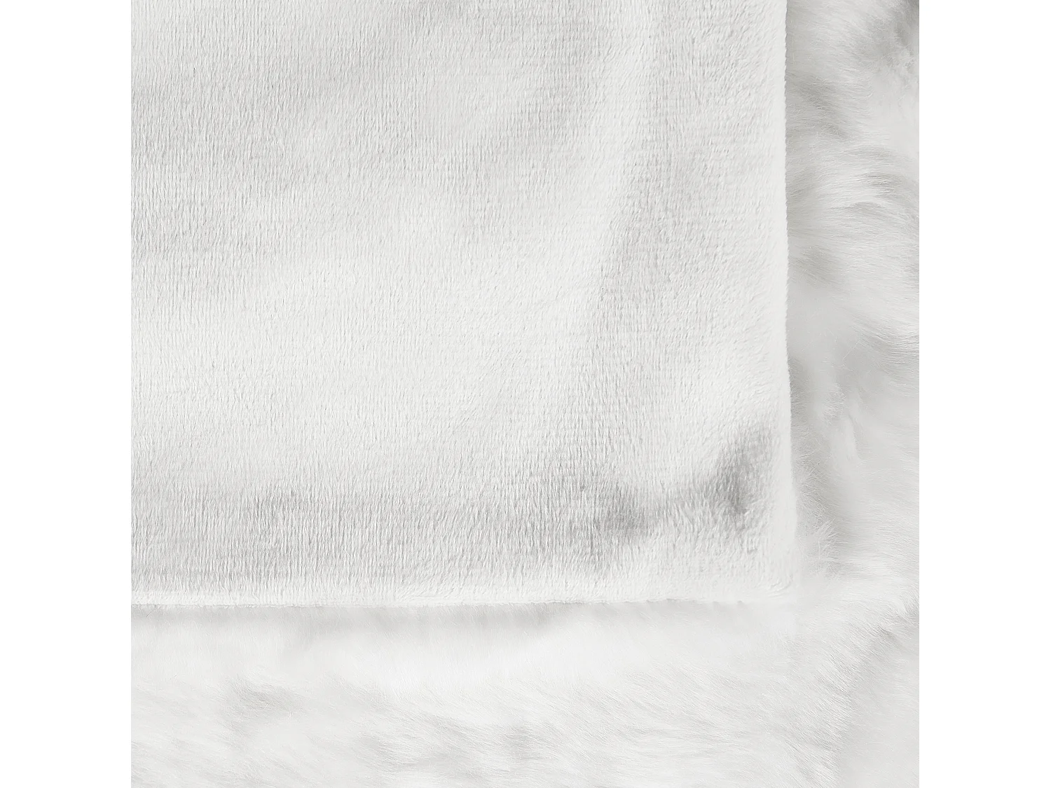 Koc TOURZA 180 x 220 cm Biały