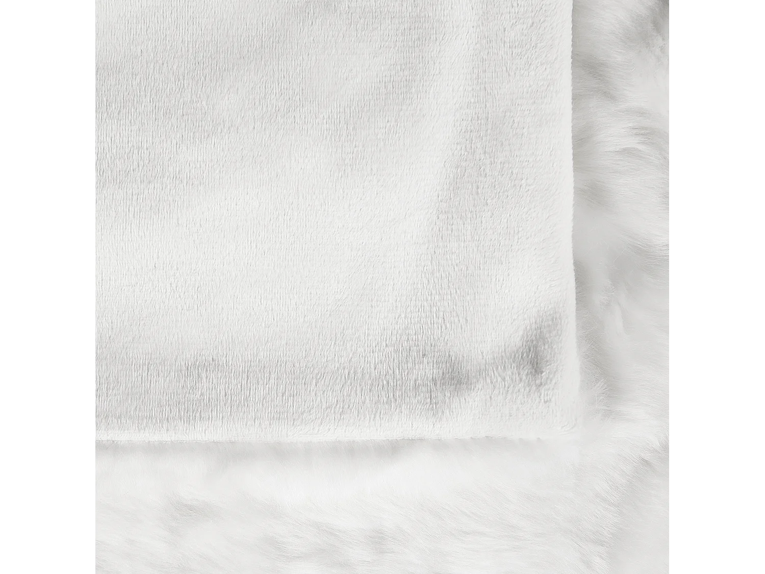 Koc TOURZA 180 x 220 cm Biały