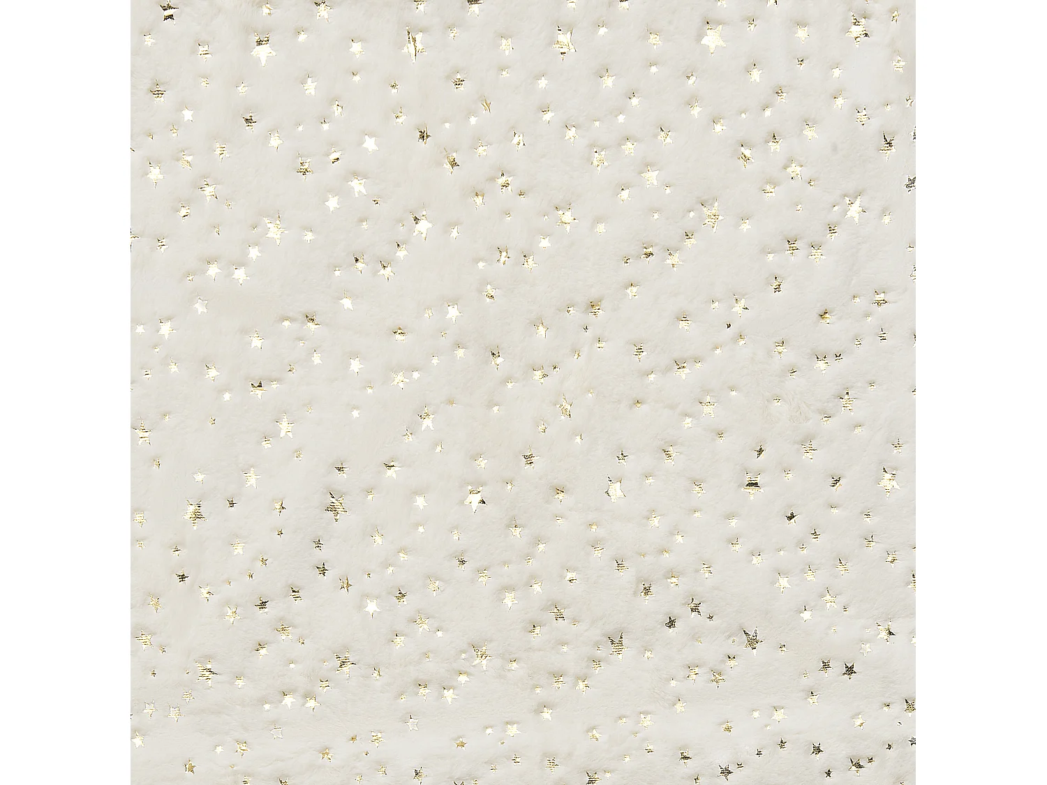 Bett Deko Decke Motiv Kuscheldecke beige mit Sternen gold 150 x 200 cm Alazeya