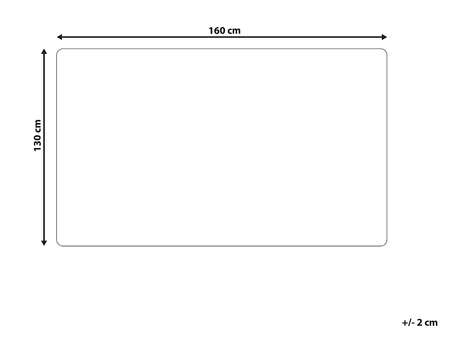 Plaid ACACIA Katoen 130 x 160 cm Beige