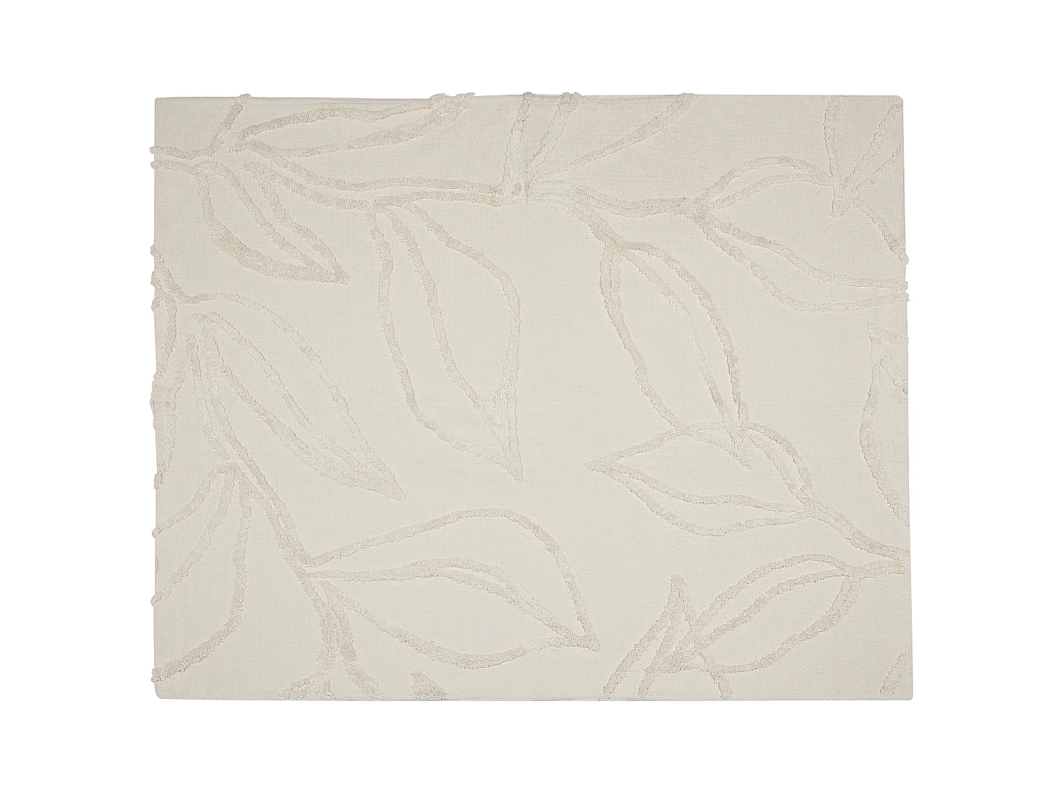 Blanket ACACIA Cotton 130 x 160 cm Beige