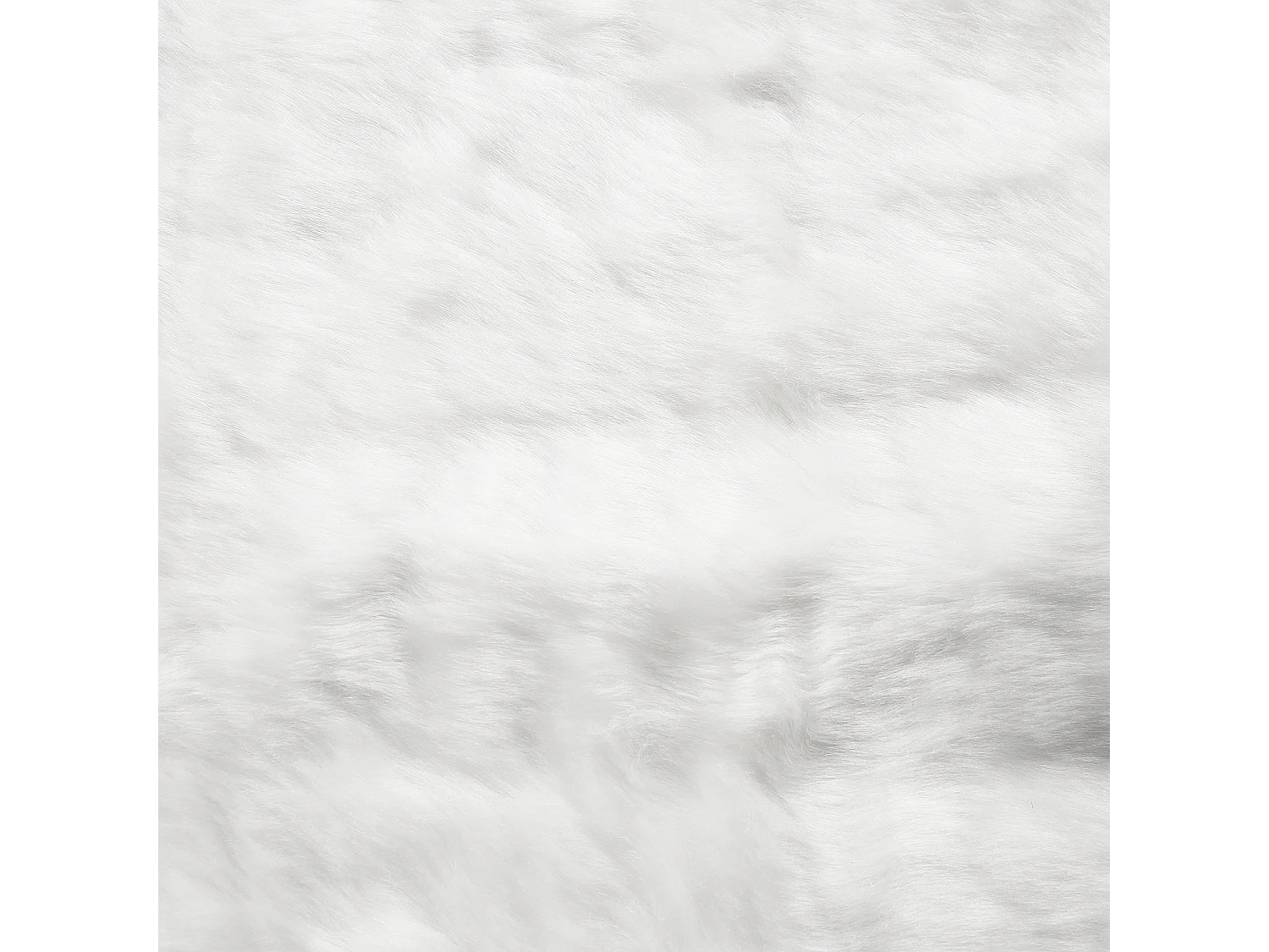 Klassische Kuscheldecke Shaggy Acryl / Polyester 150x200 cm weiß Tourza