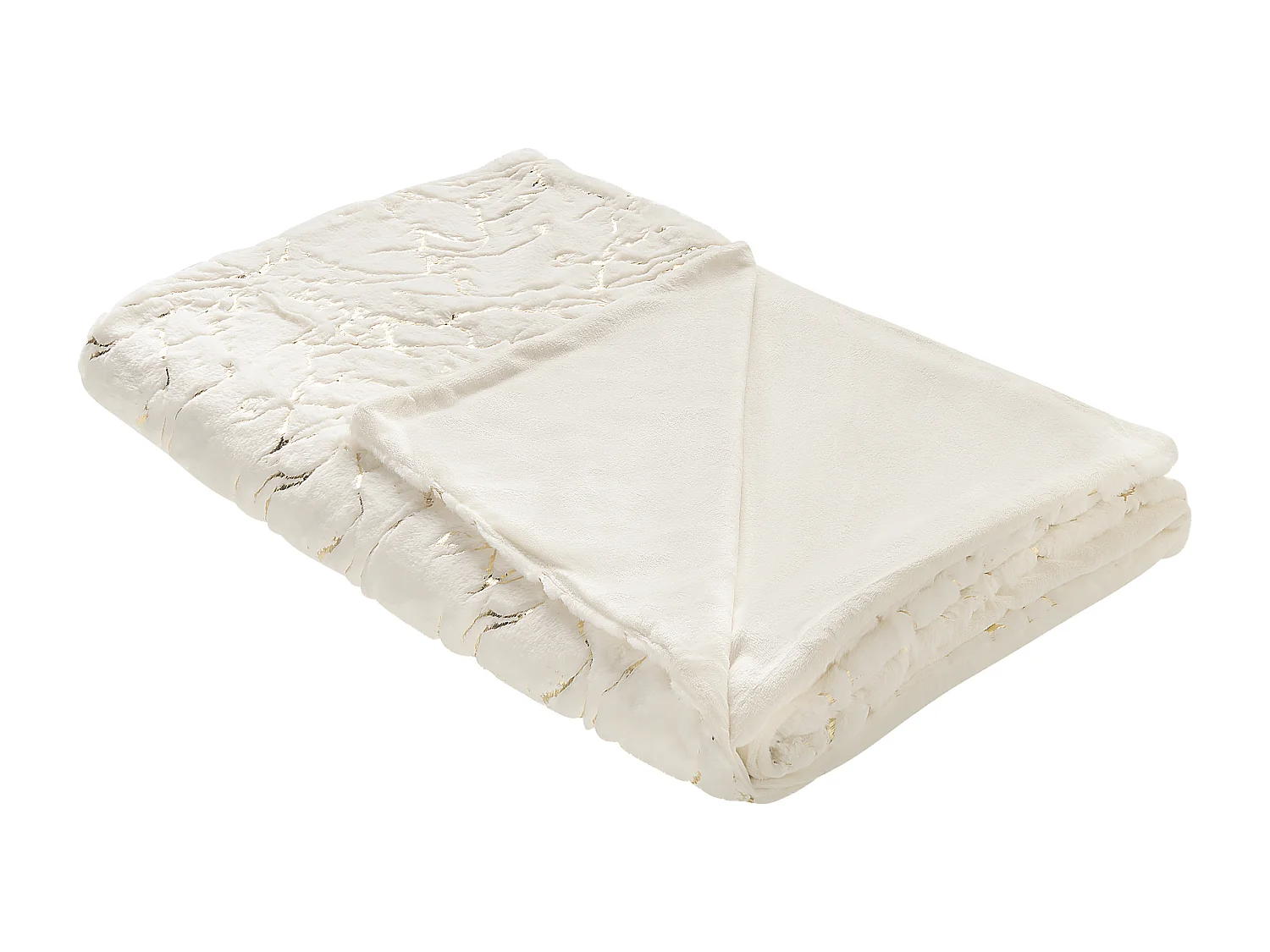 Kuscheldecke GODAVARI 150 x 200 cm Hellbeige