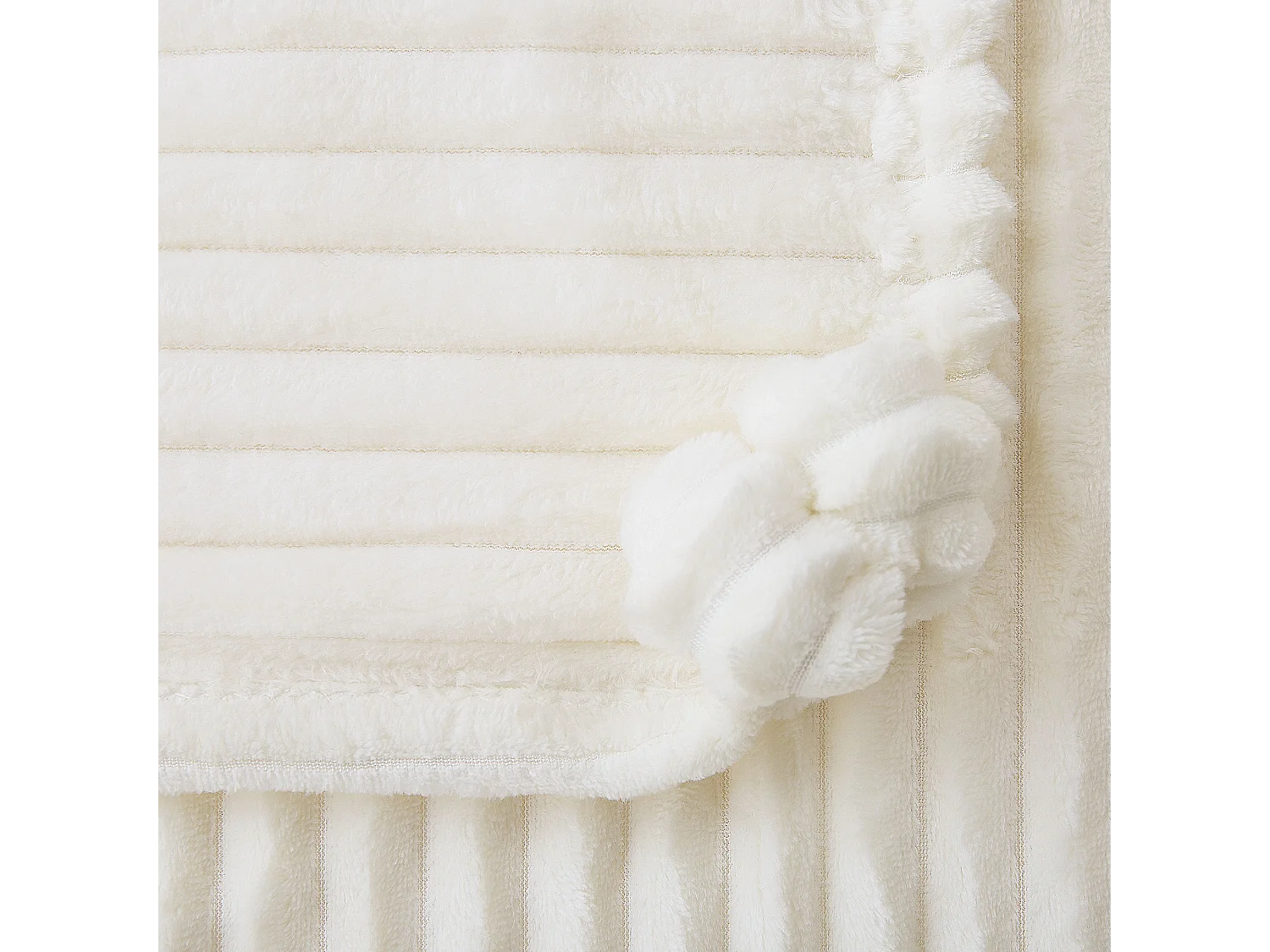 Couverture KAWERI 150 x 200 cm Blanc