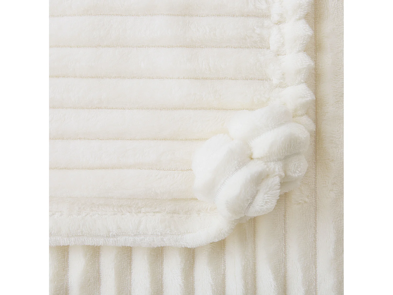 Blanket KAWERI 150 x 200 cm White