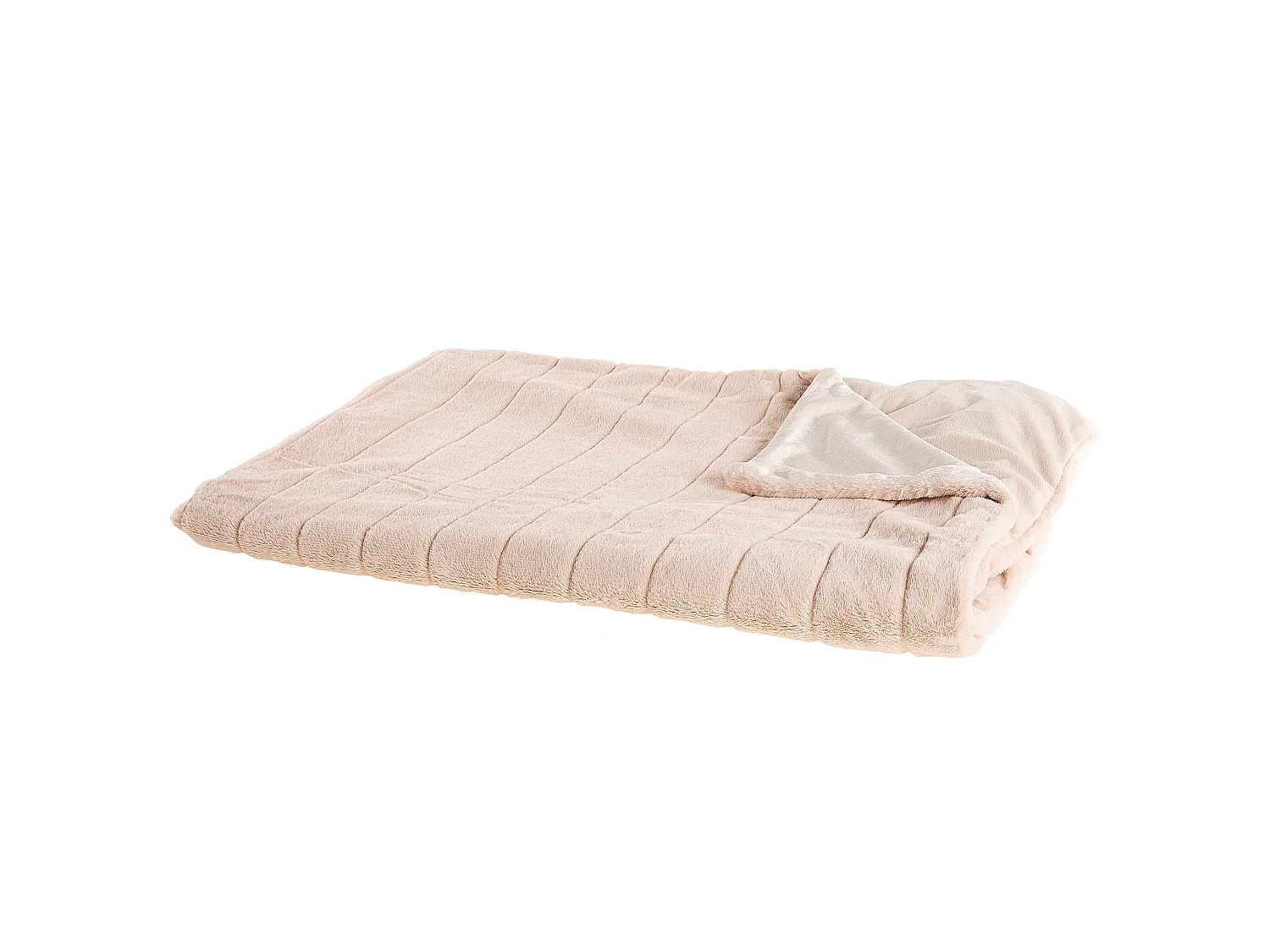 Kuscheldecke SMAHRA 180 x 220 cm Pastellrosa