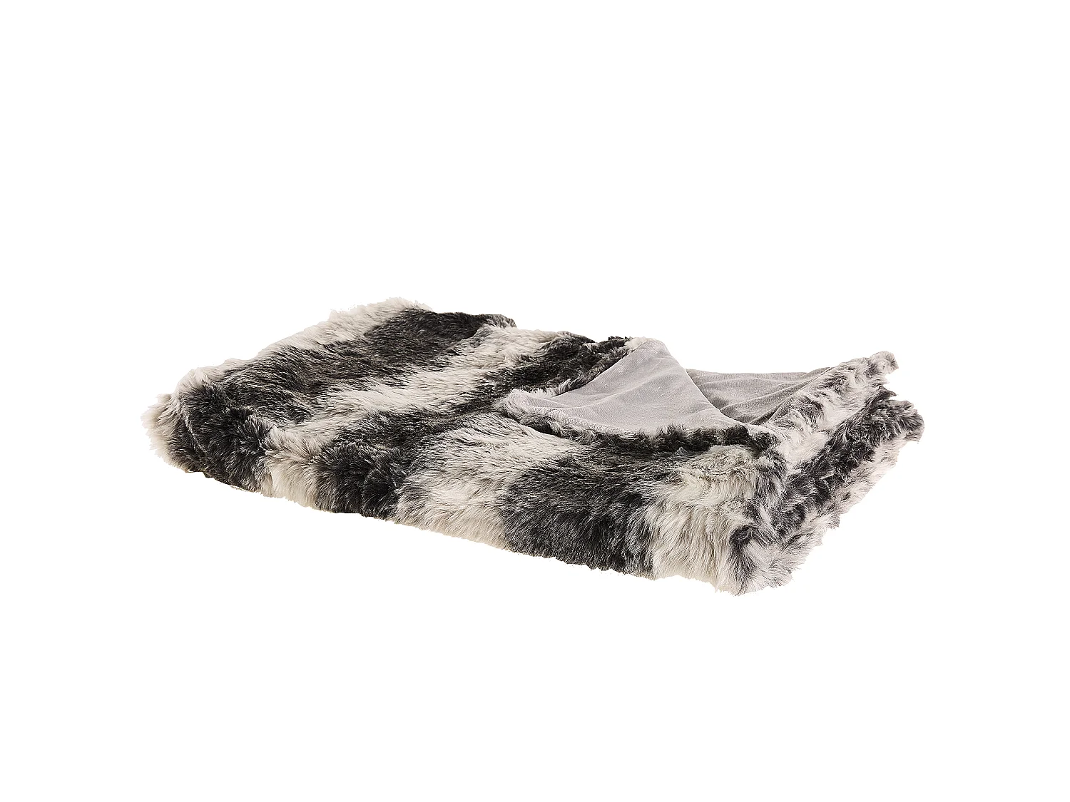 Blanket TAZA Fabric 180 x 220 cm Grey