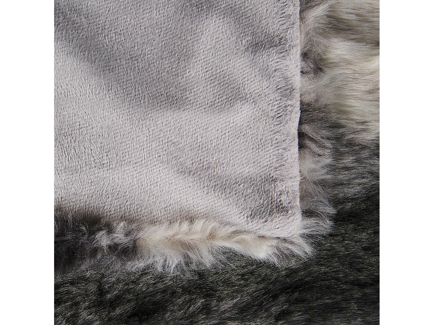 Blanket TAZA Fabric 180 x 220 cm Grey