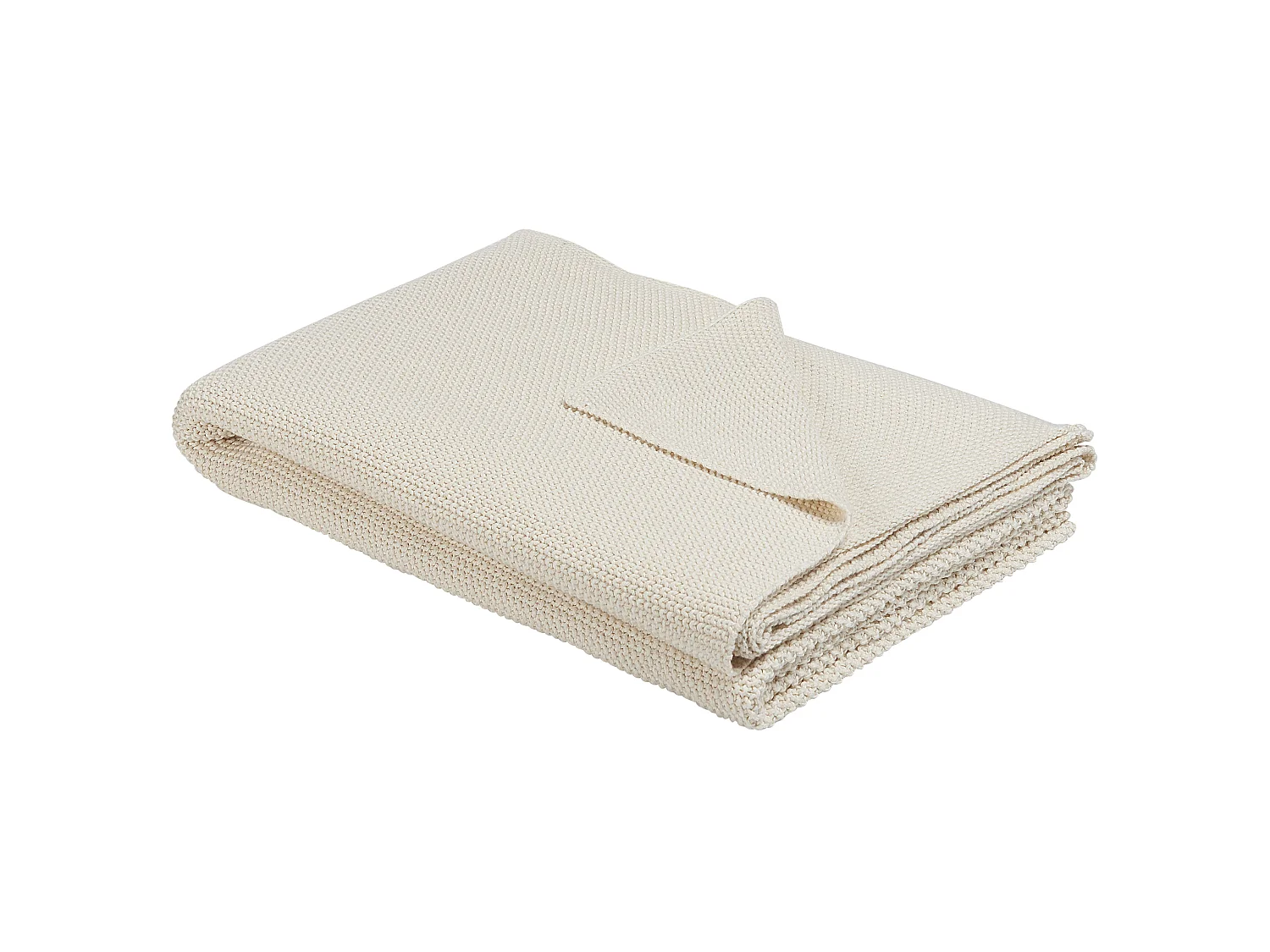 Blanket ASAKA Cotton 130 x 180 cm Beige