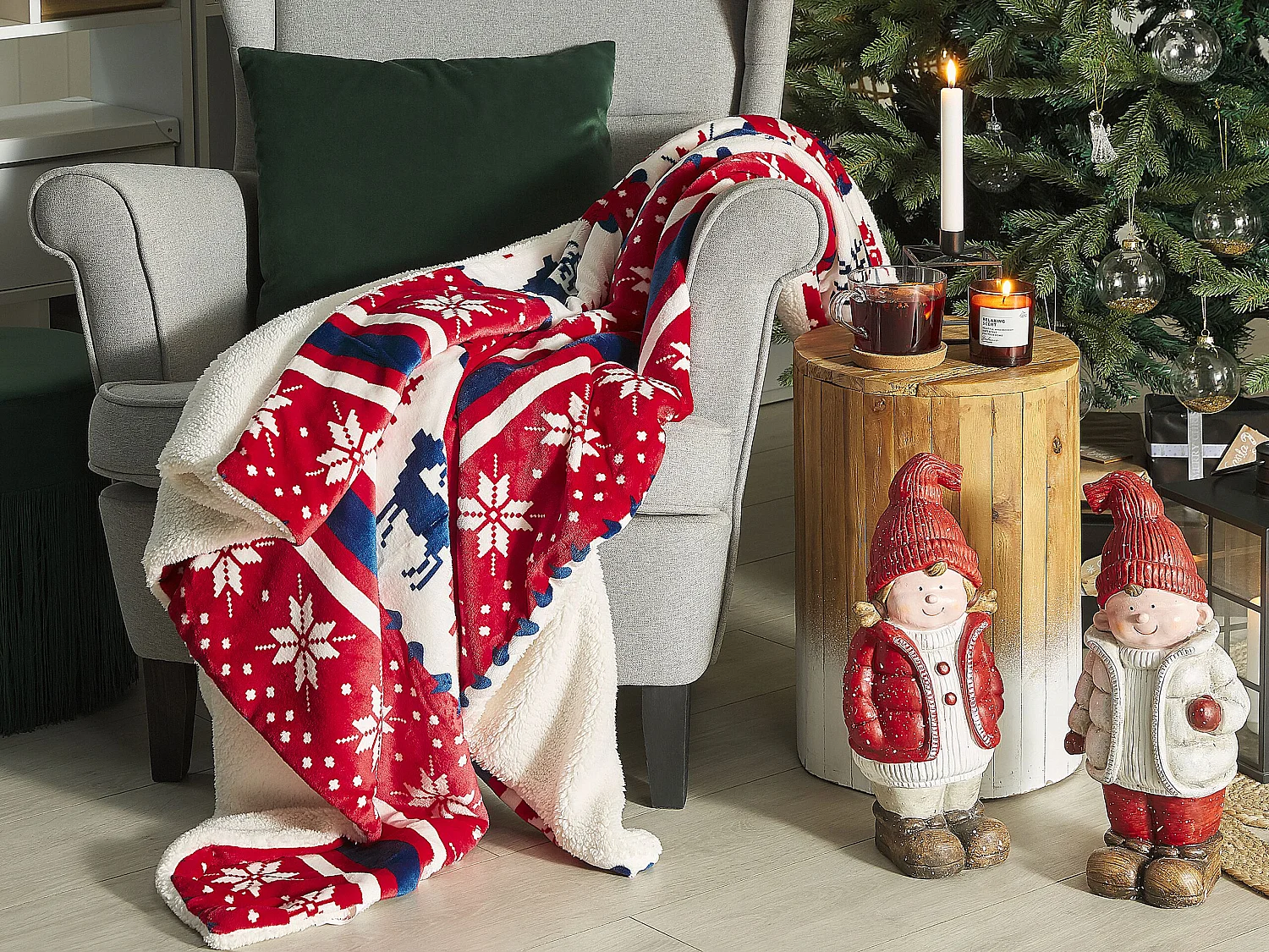 Couverture REKA 150 x 200 cm Rouge