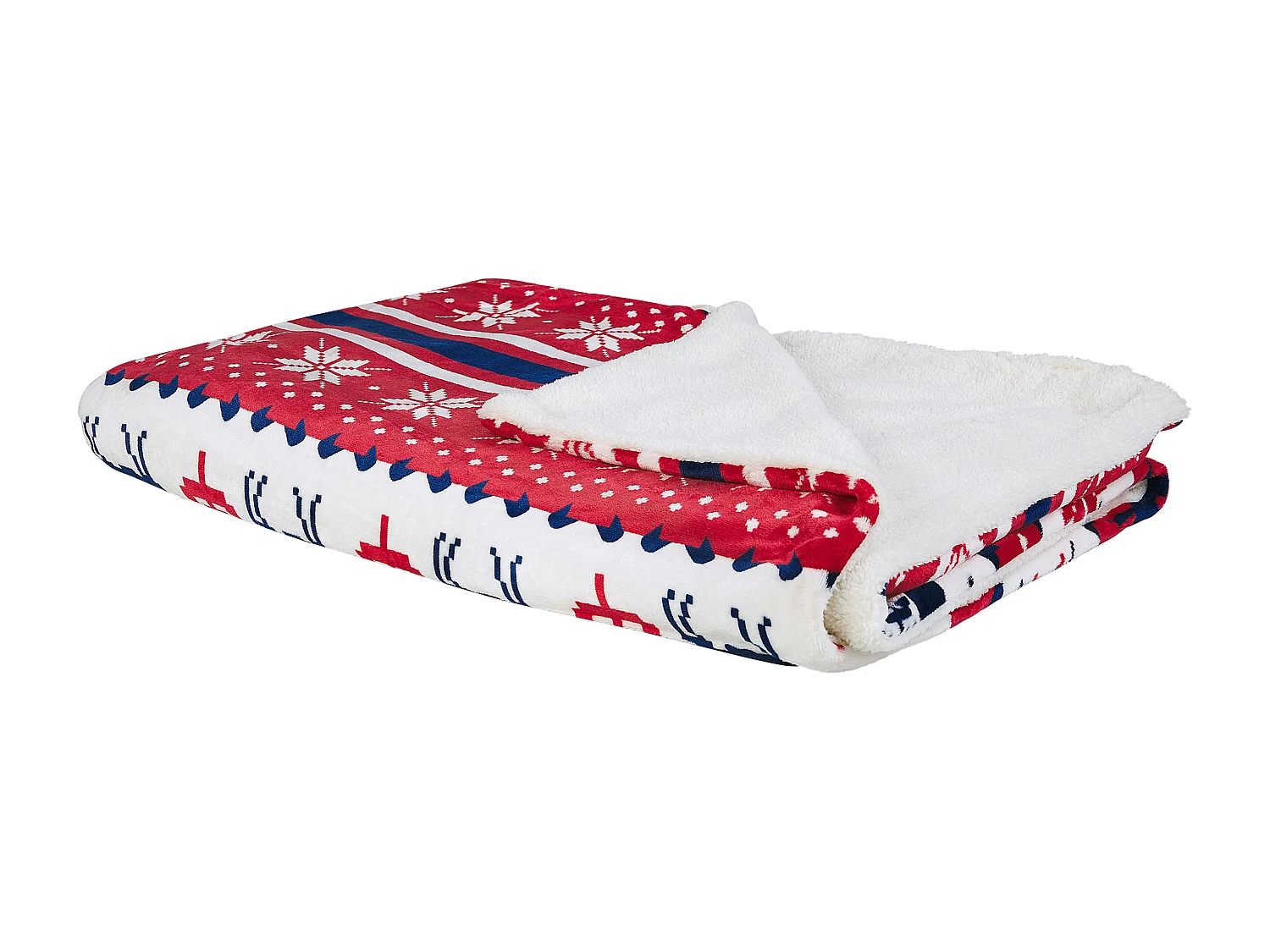 Plaid REKA 150 x 200 cm Rood