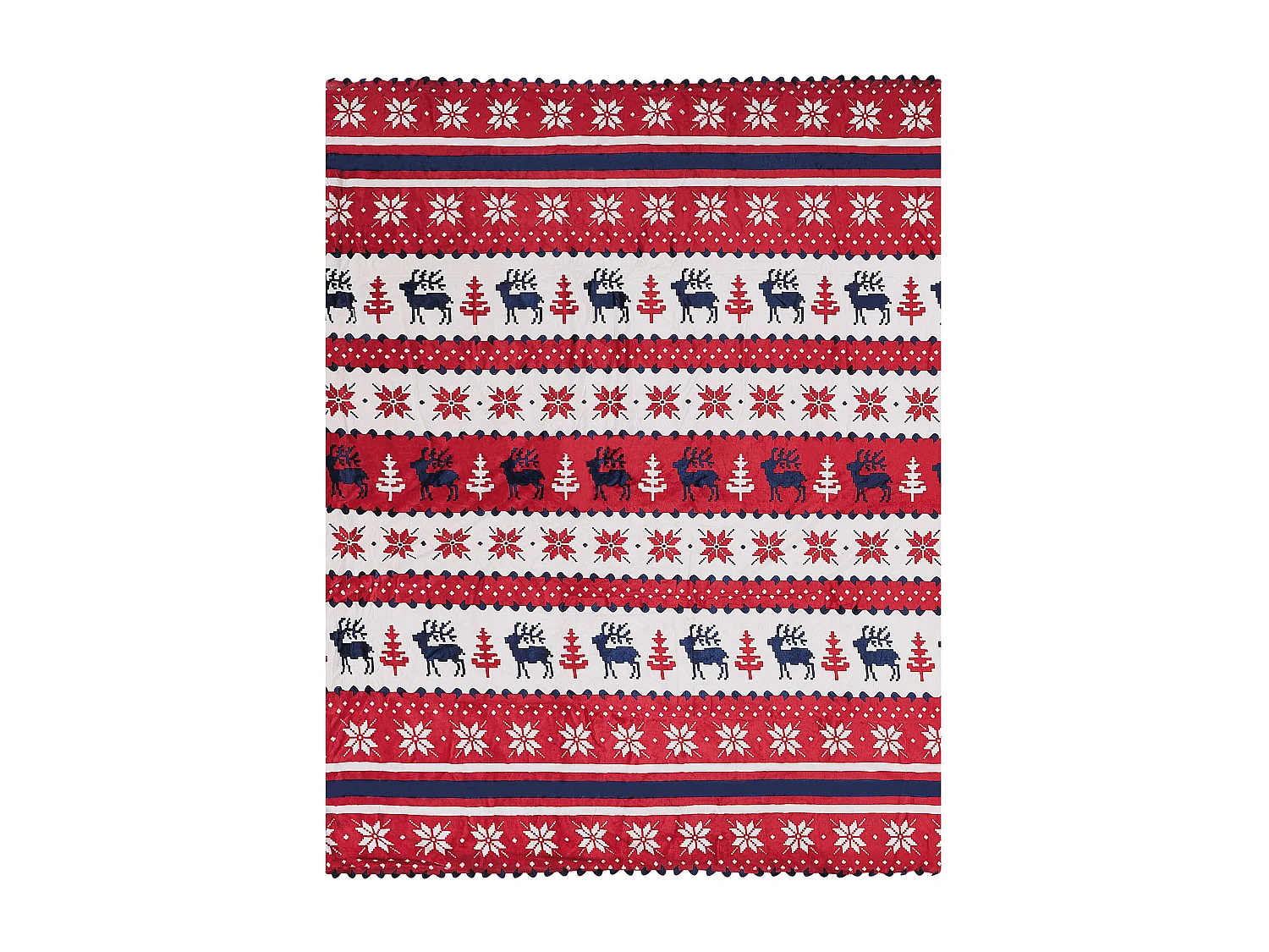 Plaid REKA 150 x 200 cm Rood