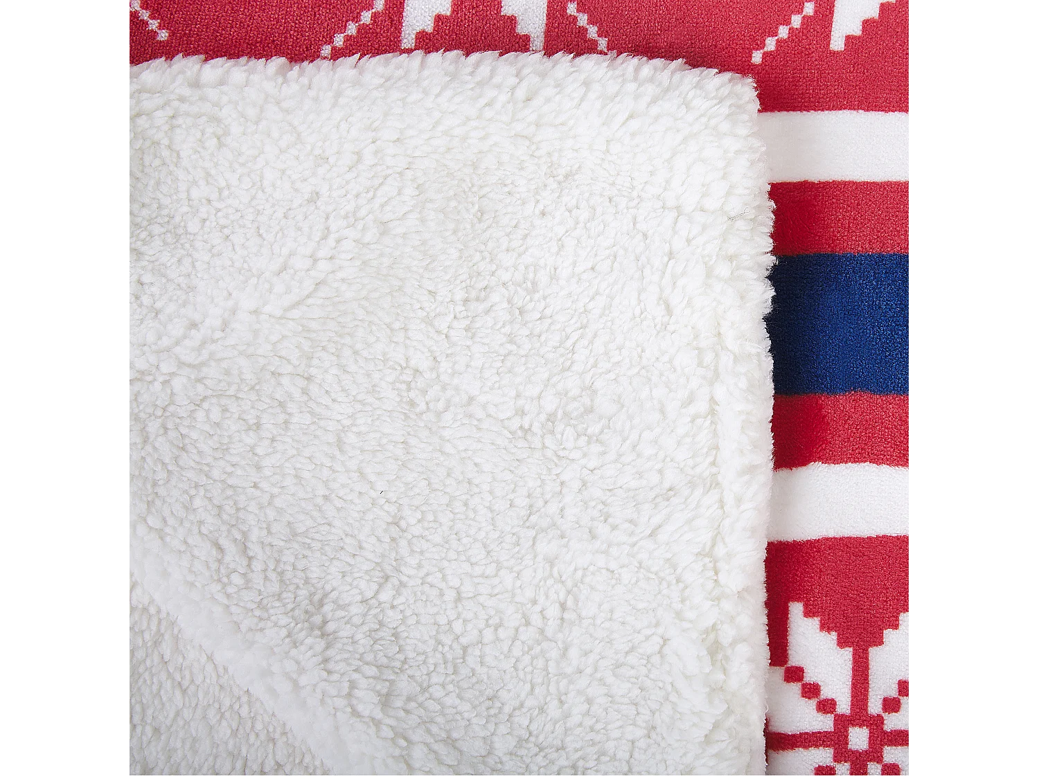 Plaid REKA 150 x 200 cm Rood