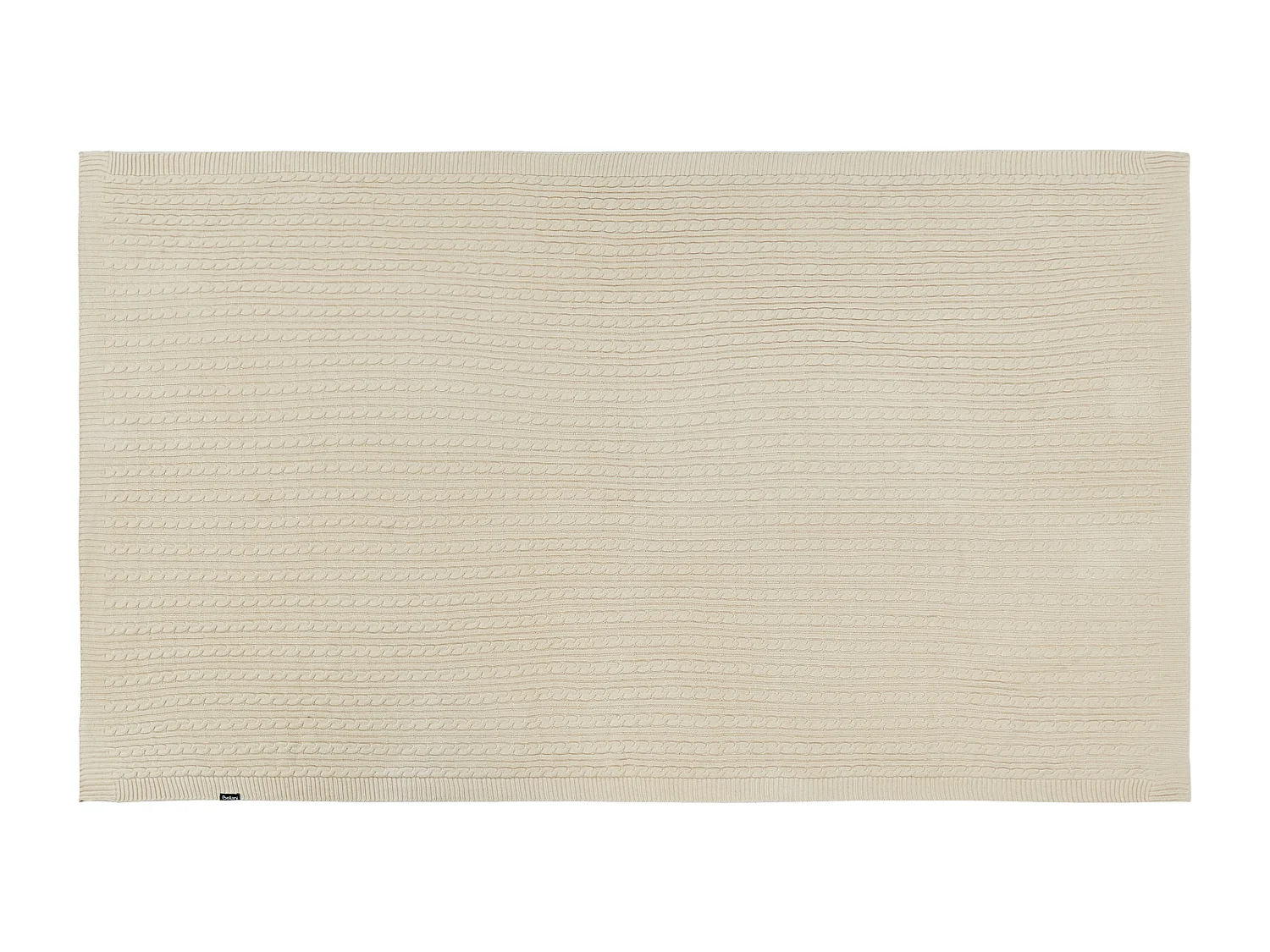 Coperta ANAMUR Cotone 110 x 180 cm Beige