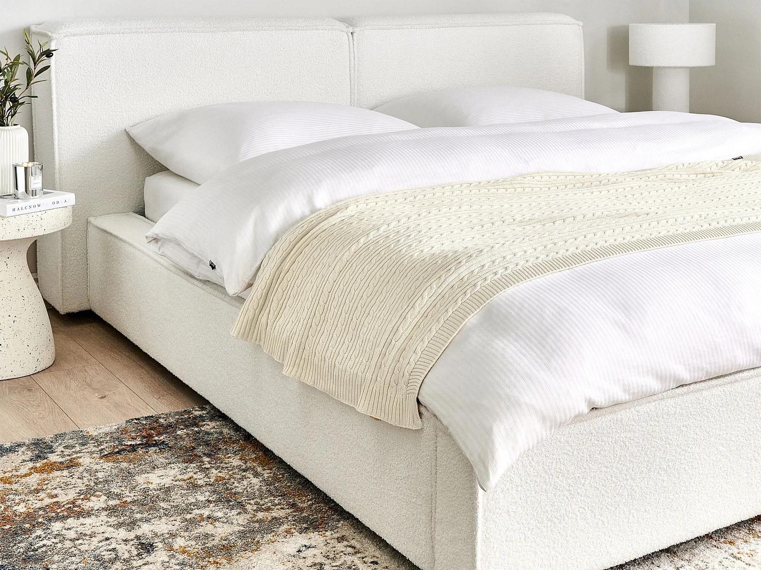 Couverture ANAMUR Coton 110 x 180 cm Beige