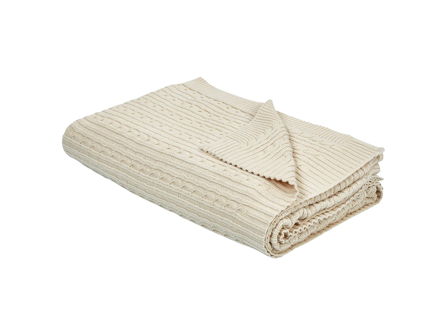 Blanket ANAMUR Cotton 110 x 180 cm Beige
