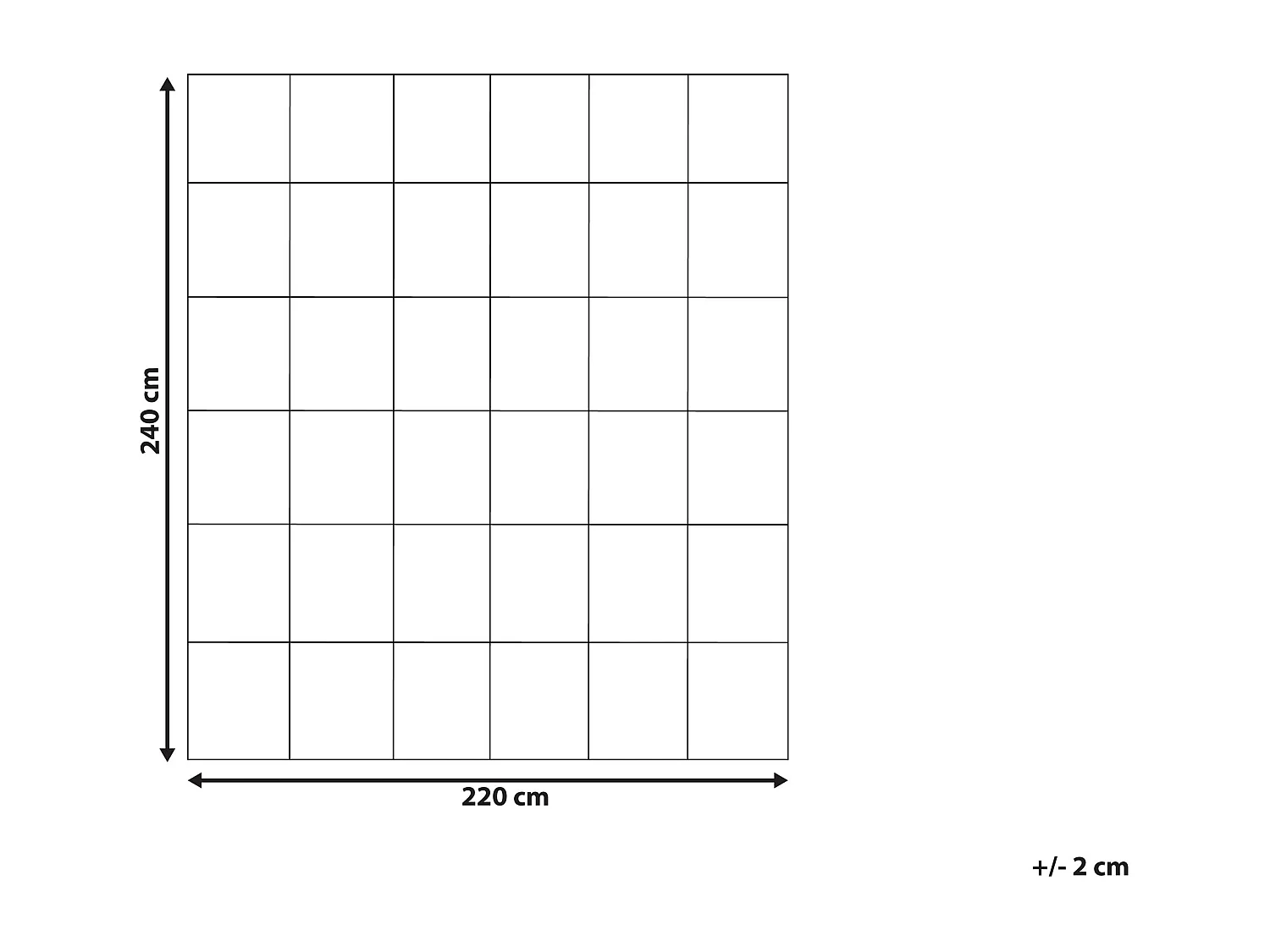 Couette double épaisseur toutes saisons Microfibre TELENO 220 x 240 cm
