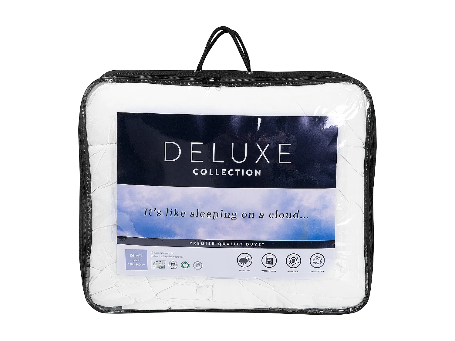 Couette moyennement chaude HOWERLA Microfibre 220 x 240 cm