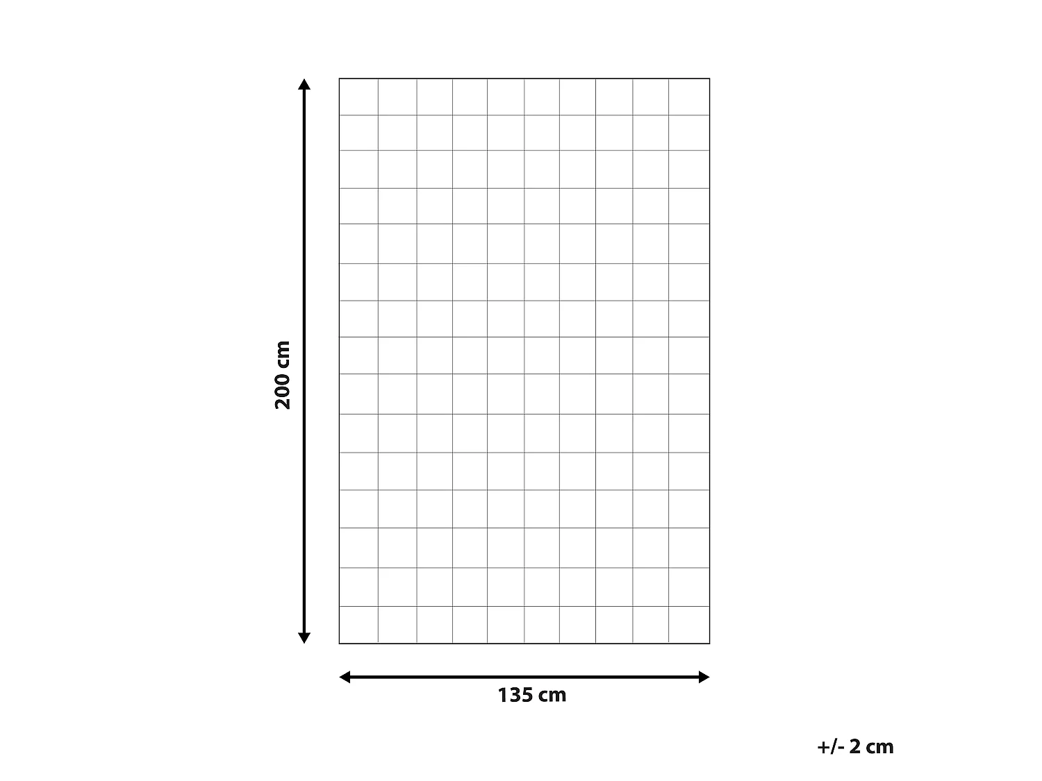Couette double épaisseur toutes saisons KORAB Polyester 135 x 200 cm