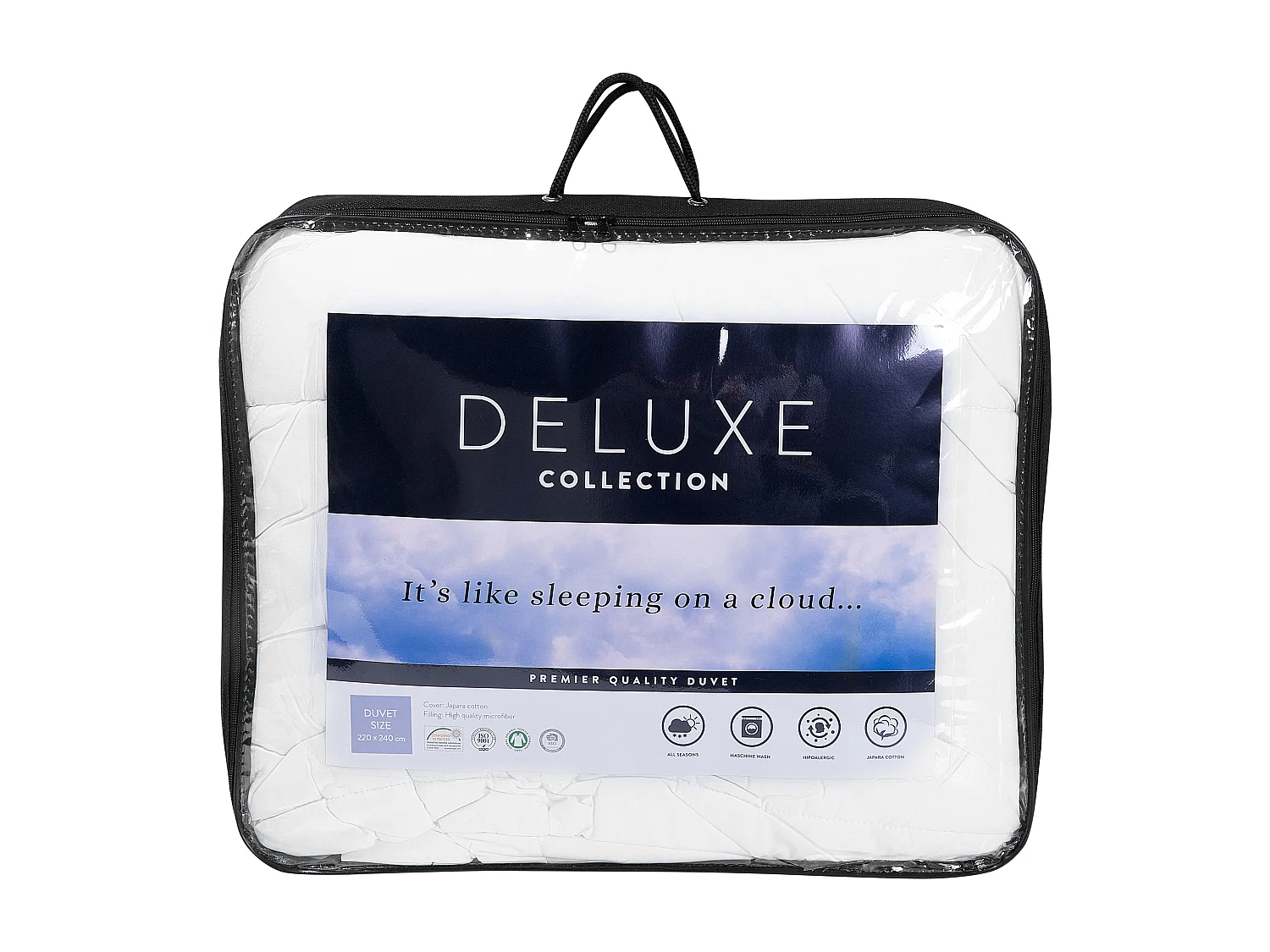 Dubbellaags dekbed Vier seizoenen HOWERLA Polyester 200 x 220 cm