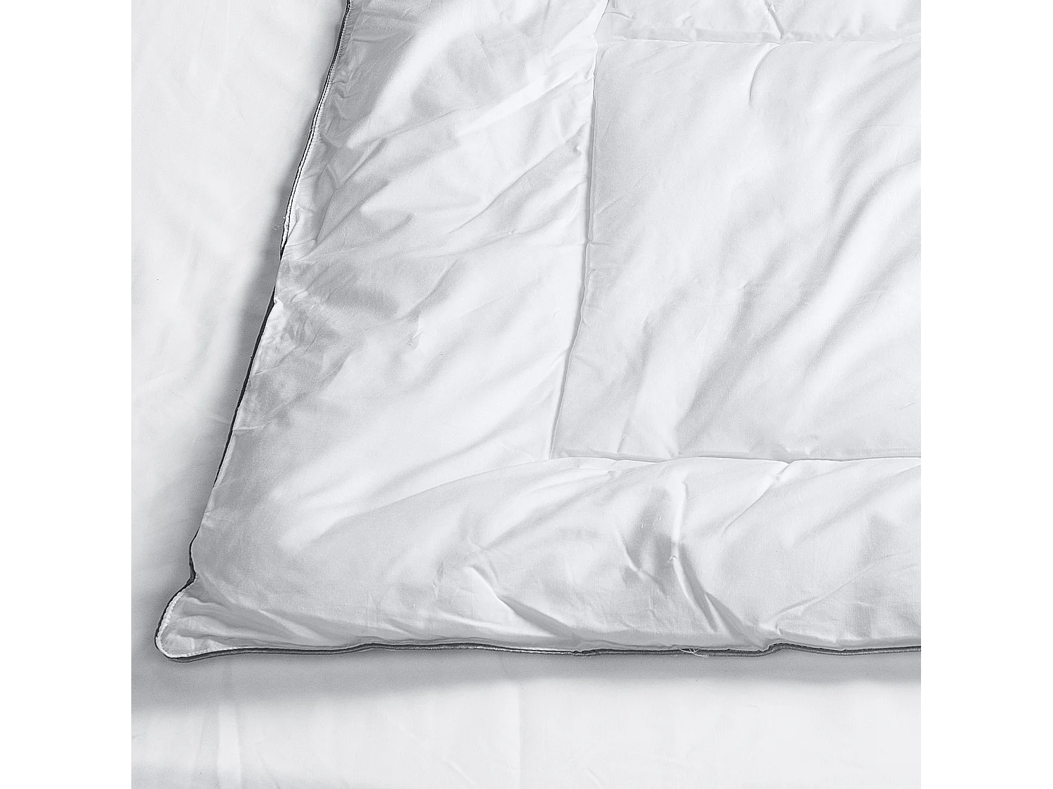 Bettdecke Japara Baumwolle weiß 200 x 220 cm Mikrofaser Füllung extra warm Howerla