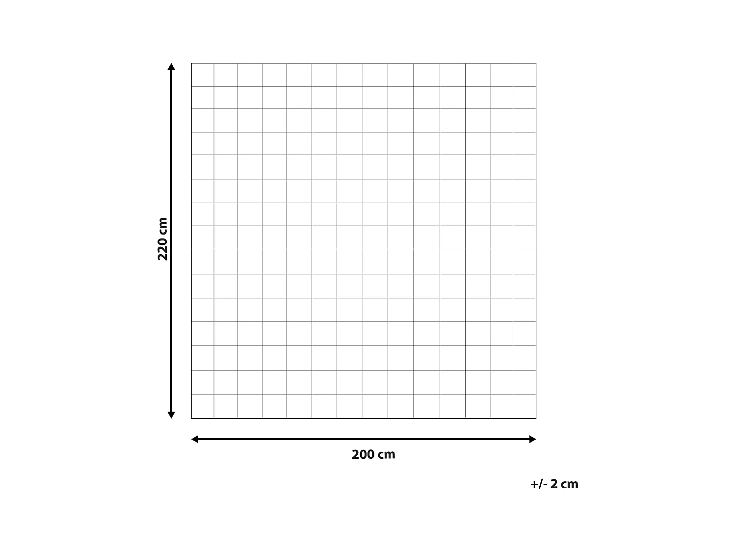 Zweilagige Ganzjahresbettdecke KORAB Polyester 200 x 220 cm