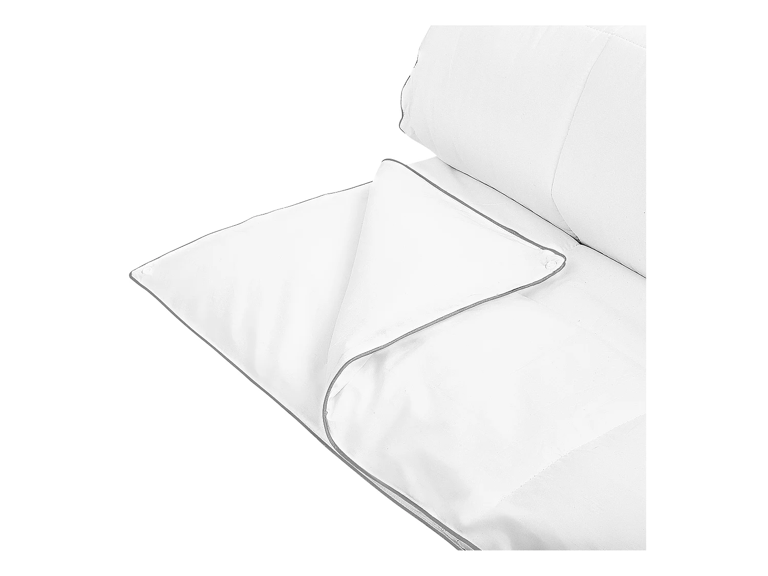 Angenehm weiche Steppdecke aus Japara Baumwolle in Weiß 200 x 220 cm Teleno