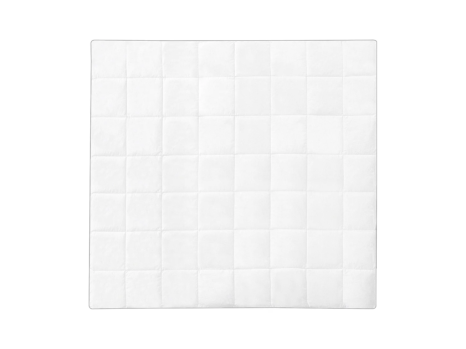 Angenehm weiche Steppdecke aus Japara Baumwolle in Weiß 200 x 220 cm Teleno