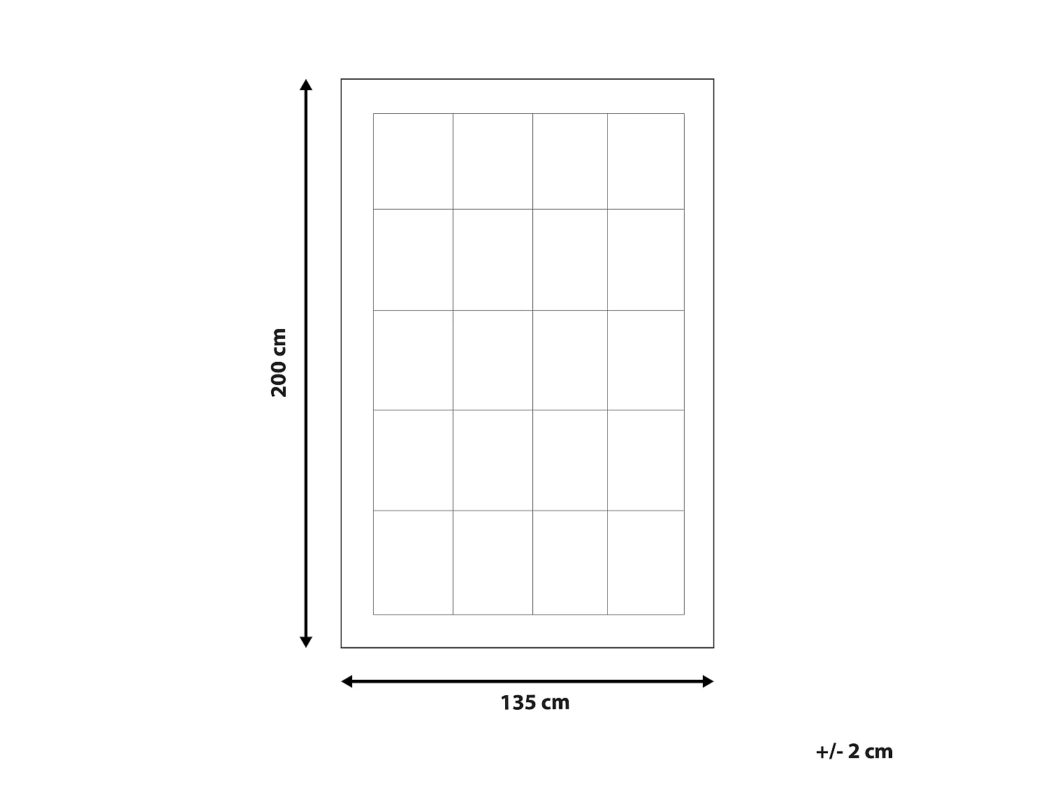 Couette moyennement chaude KOUTRA Microfibre 135 x 200 cm
