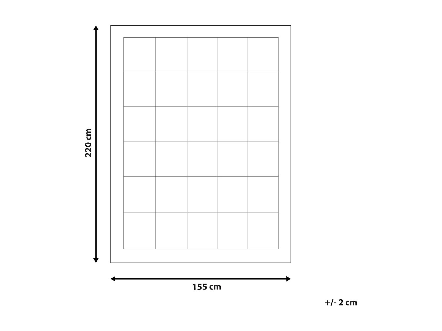 Edredom extra quente Inverno LEMBERG Poliéster 155 x 220 cm