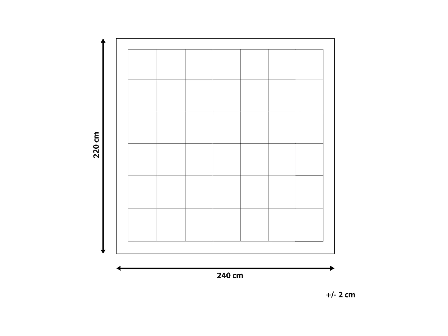 Couette très chaude LEMBERG Polyester 220 x 240 cm