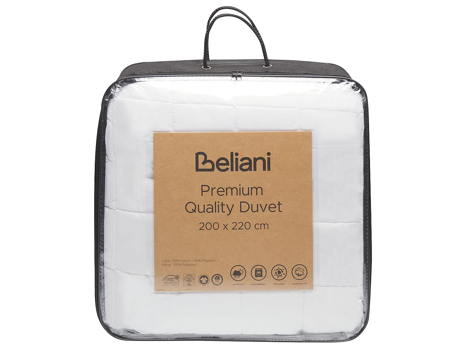 Duvet Polyester 5.5 TOG Light Warm ANNAPURNA 200 x 220 cm
