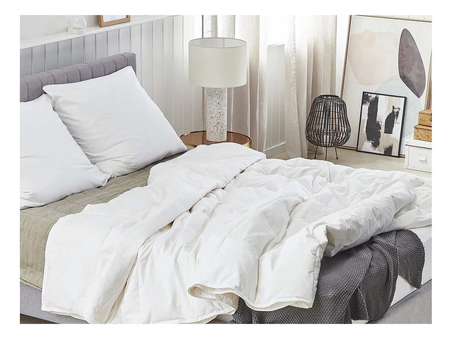 Dubbellaags 4 seizoenen TAUFSTEIN Veren 155 x 220 cm