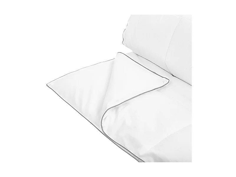 Angenehm weiche Steppdecke aus Japara Baumwolle in Weiß 135 x 200 cm Teleno