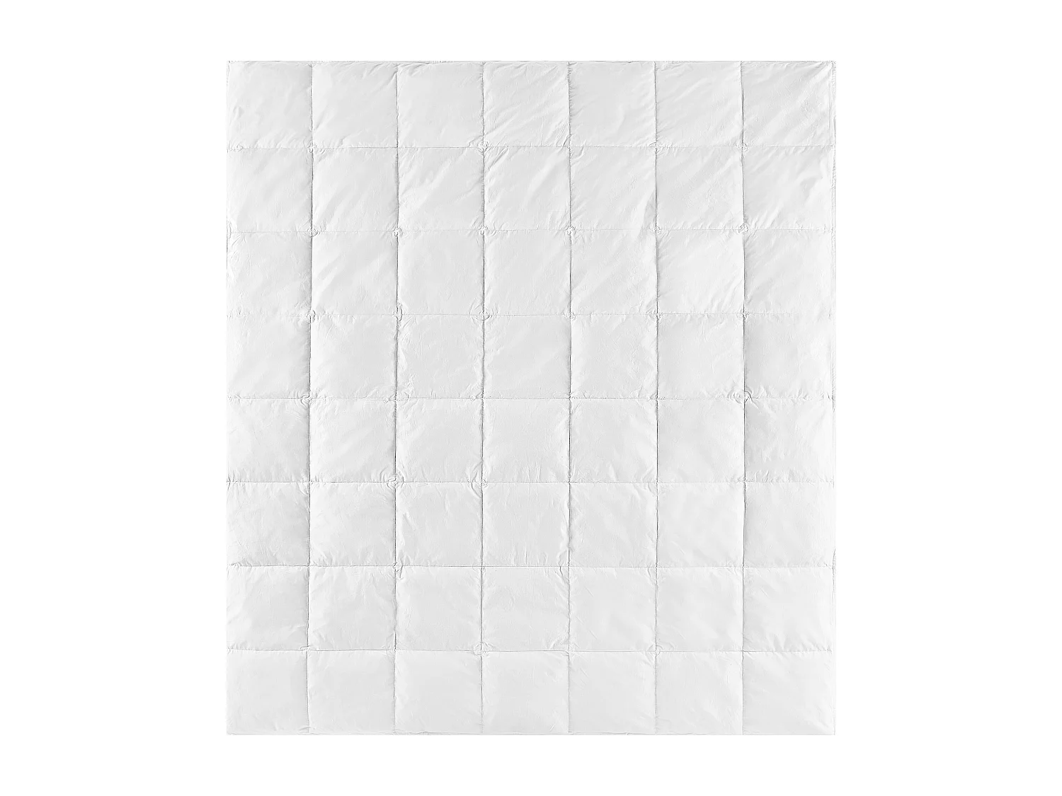 Couette double épaisseur toutes saisons SERRATO de plumes de canard 200 x 200 cm