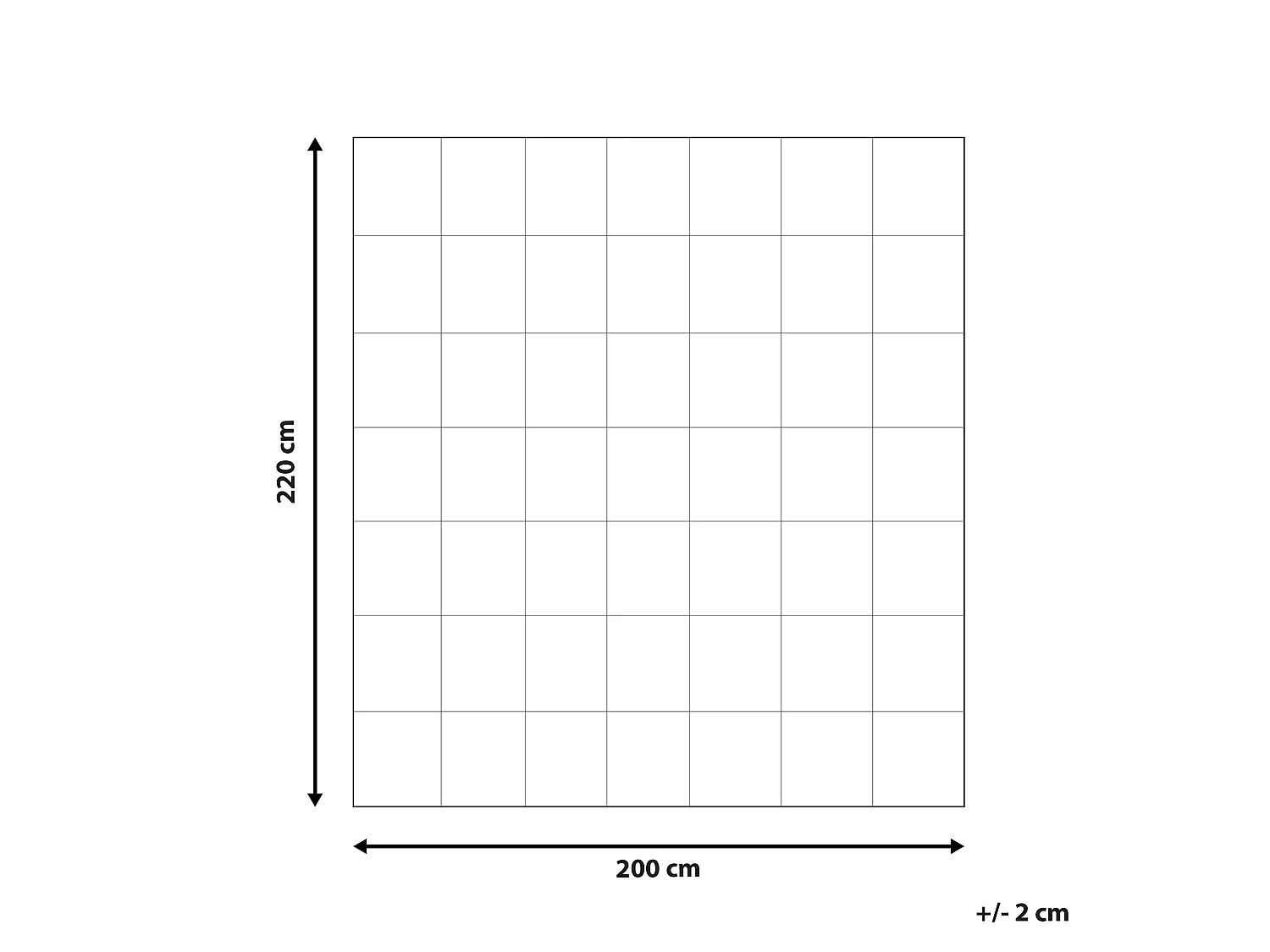 Piumino in cotone doppio strato 4 stagioni 200 x 220 cm TAUFSTEIN