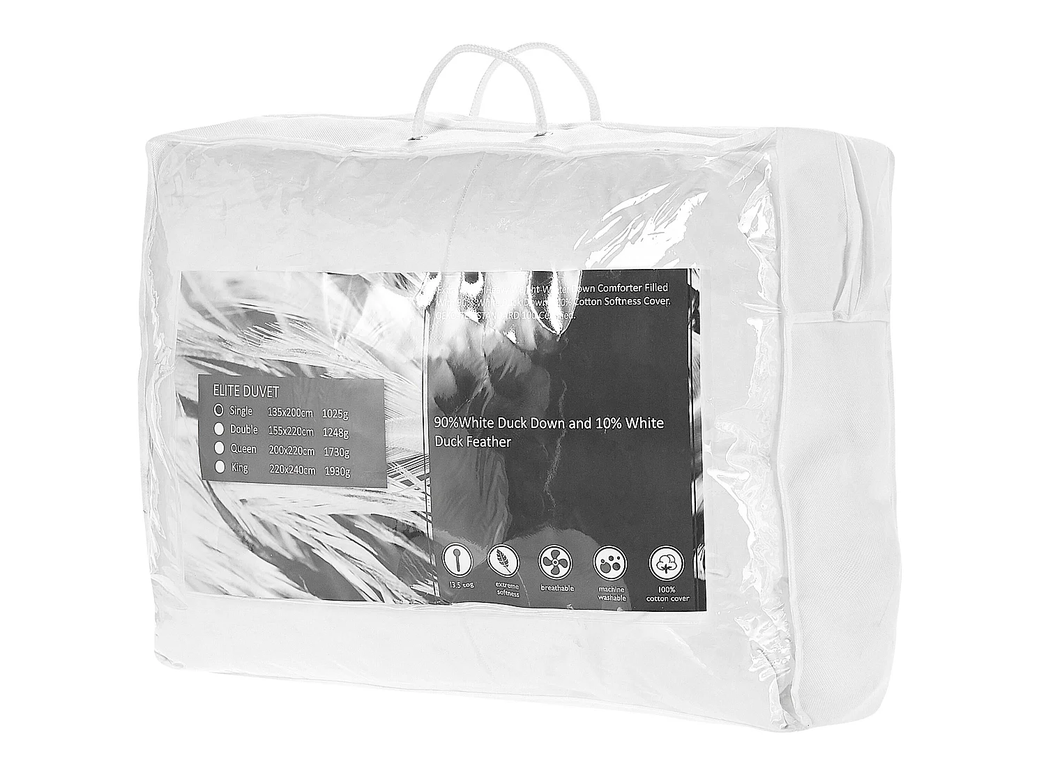 Couette très chaude GROSSGLOCKNER Duvet 135 x 200 cm
